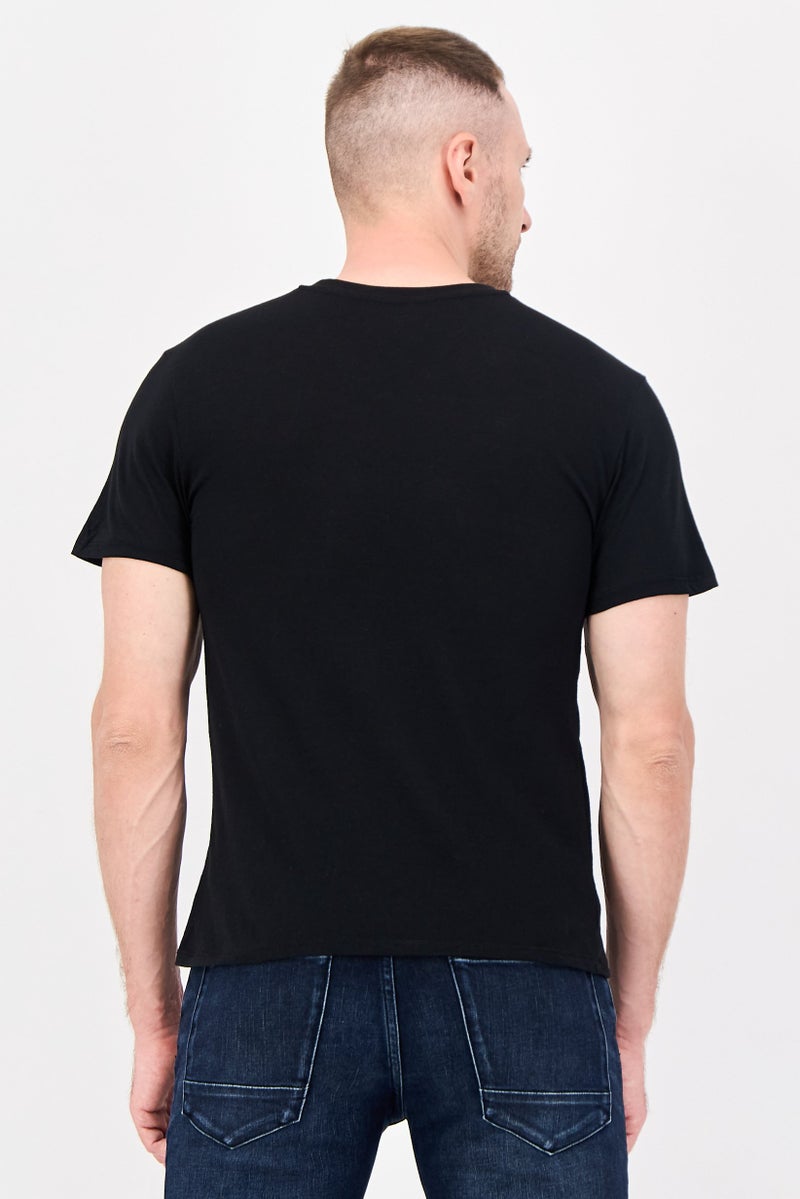 Frye Men 4 Pieces V-Neck Brand Logo Short Sleeve T-Shirt, Multicolor - Image 5